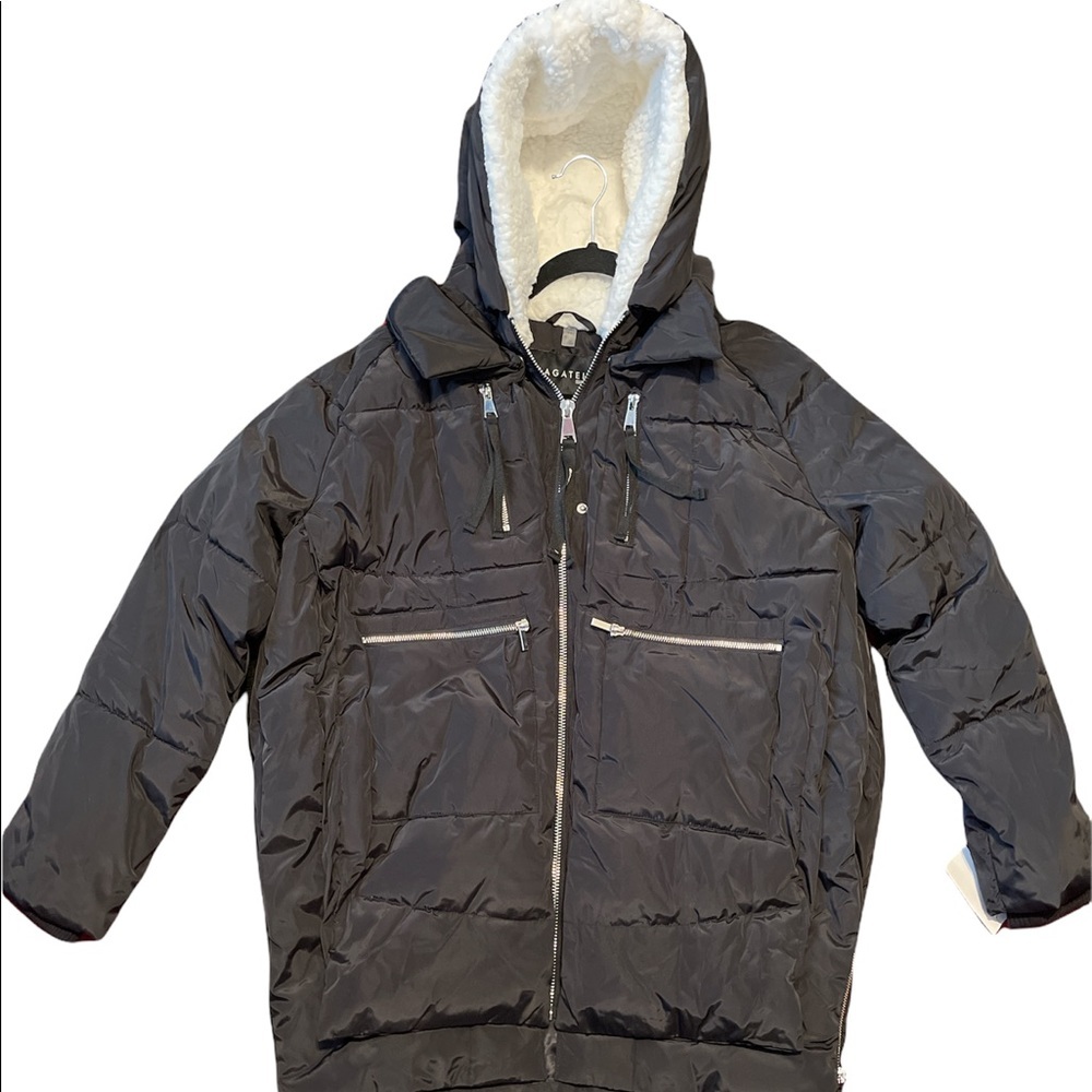 Women's Bagatelle Faux Shearling Lined Parka Jacket Coat Choose size